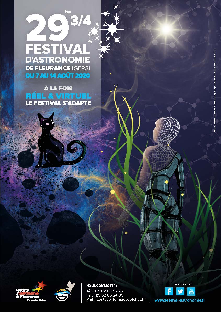 Affiche du Festival d'Astronomie de Fleurance 2020